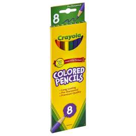 Crayola Colored Pencils, 8 colors