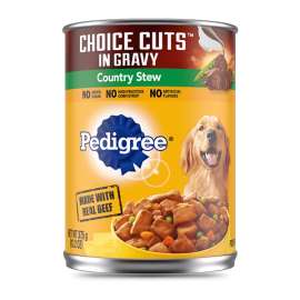PEDIGREE Wet Dog Food CHOICE CUTS in Gravy Country Stew
