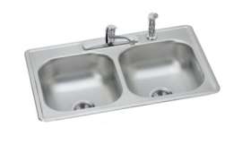 33x22 DBL Bowl Sink