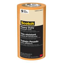 Scotch 0.94 in. W X 60.1 yd L Orange Strong Strength Masking Tape 9 pk