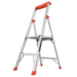 Little Giant Ladder Systems Flip-N-Lite 4 ft. H Aluminum Step Ladder Type IA 300 lb. capacity