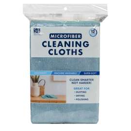 Schroeder & Tremayne Microfiber Cleaning Cloth 12 in. W X 16 in. L 12 pk