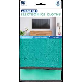 Schroeder & Tremayne Microfiber Cleaning Cloth 12 in. W X 16 in. L 2 pk