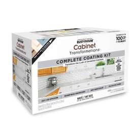 Rust-Oleum Cabinet Transformations Satin White Tint Base Cabinet Refinishing System Interior 1 qt