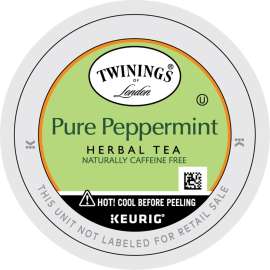 Twinings of London Pure Peppermint Herbal Tea K-Cup