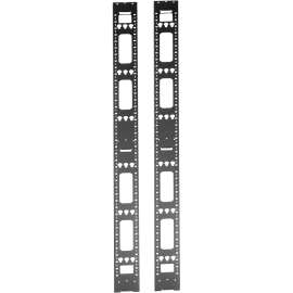Tripp Lite 42U Rack Enclosure Server Cabinet Vertical Cable Management Bars - Cable Mount - 2 - 42U Rack Height