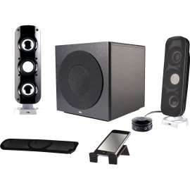 Cyber Acoustics CA-3908 2.1 Speaker System, 46 W RMS, iPod Supported