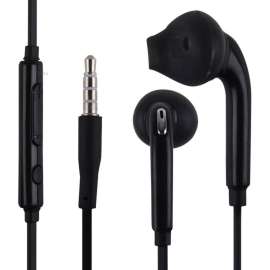 4XEM Earbud Earphones For Samsung Galaxy/Tab (Black), Stereo, Black, Wired, Earbud
