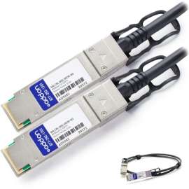 AddOn Cisco Meraki MA-CBL-40G-50CM Compatible TAA Compliant 40GBase-CU QSFP+ to QSFP+ Direct Attach Cable (Passive Twinax, 0.5m), 100% compatible and guaranteed to work