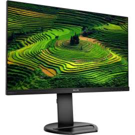 Philips 241B8QJEB 23.8" Full HD LCD Monitor - 16:9 - Black - 24" Class - In-plane Switching (IPS) Technology - WLED Backlight - 1920 x 1080 - 16.7 Million Colors - Adaptive Sync - 250 Nit - 5 ms - 60 Hz Refresh Rate - DVI - HDMI - VGA - DisplayPort