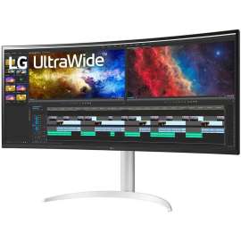 Lg Electronics LG Ultrawide 38BP85C-W 37.5" UW-QHD+ Curved Screen Edge LED Gaming LCD Monitor, 21:9, Black, White, Silver, 38" Class, In-plane Switching (IPS) Technology