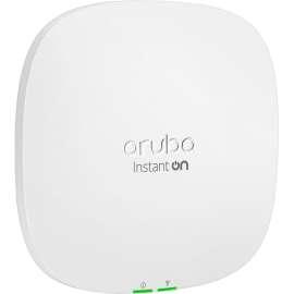HPE Aruba Instant On AP25 Dual Band 802.11ax 5.30 Gbit/s Wireless Access Point - Indoor - 2.40 GHz, 5 GHz - MIMO Technology - 1 x Network (RJ-45) - 2.5 Gigabit Ethernet - 20.10 W - Wall Mountable, Ceiling Mountable, Rail-mountable