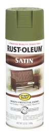 Rust-Oleum Stops Rust Satin Sage Enamel Spray Paint 12 oz