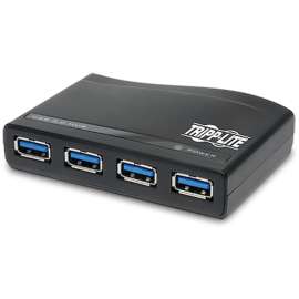 Tripp Lite 4-Port USB 3.0 SuperSpeed Compact Hub 5Gbps Bus Powered, USB, External, 4 USB Port(s), 4 USB 3.0 Port(s)