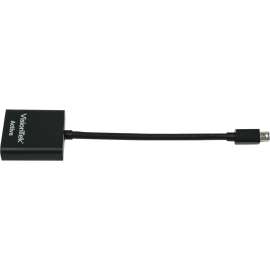VisionTek Mini DisplayPort to SL DVI-D Active Adapter (M/F) - Mini DisplayPort to SL DVI-D Active Adapter - mDP to DVI Adapter Male to Female 5 inch Active (1920x1080) 60 Hz