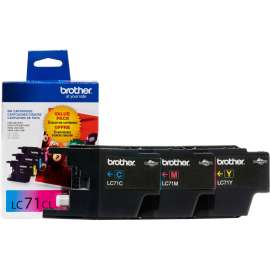 Brother Innobella LC713PKS Original Ink Cartridge, Inkjet, 300 Pages Cyan, 300 Pages Yellow, 300 Pages Magenta, Cyan, Yellow, Magenta, 3 / Pack