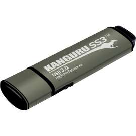Kanguru Solutions Kanguru SS3 USB3.0 Flash Drive with Physical Write Protect Switch, 128G - 128 GB - Write Protection Switch, TAA Compliant