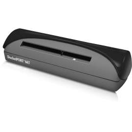 Ambir DocketPORT DP667 Card Scanner, 48-bit Color, 8-bit Grayscale, USB