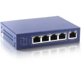 4XEM 4-Port PoE 10/100Mbps Ethernet Switch - 4 Ports - Fast Ethernet - 10/100Base-TX - 2 Layer Supported - Twisted Pair - PoE Ports - Desktop - 1 Year Limited Warranty