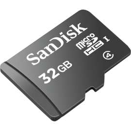 SanDisk 32 GB Class 4 microSDHC - 5 Year Warranty