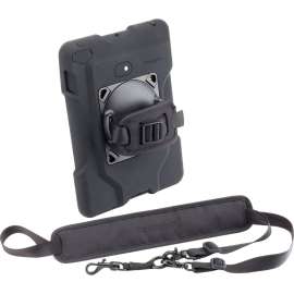 Kensington SecureBack K67832WW Carrying Case Apple iPad Tablet, Black, Drop Resistant Interior, Neoprene Body, Hand Strap, Shoulder Strap