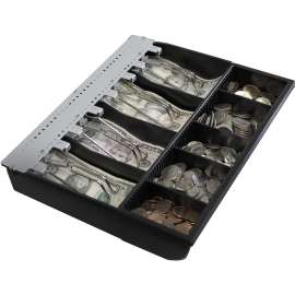 Adesso 13" POS Cash Drawer Tray, Cash Tray, 4 Bill/5 Coin Compartment(s)