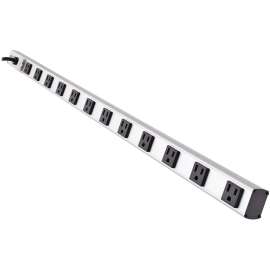 Tripp Lite Power Strip 12-Outlet Right Angle 5-15R 15ft Cord 36in Length, NEMA 5-15P, 12 x NEMA 5-15R, 15 ft Cord, 15 A Current