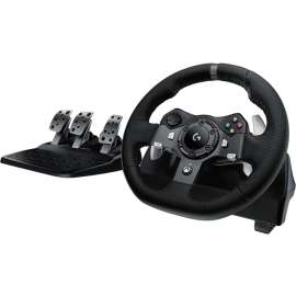 Logitech G920 Driving Force Racing Wheel For Xbox One And PC, Cable, USB, Xbox One, PC, Black