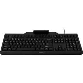 CHERRY KC 1000 SC Security Keyboard - Cable Connectivity - USB Interface - 104 Key - English (US) - Black