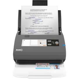 Ambir ImageScan Pro 820ix for use with athenahealth, 48-bit Color, 16-bit Grayscale, 20 ppm (Mono), 20 ppm (Color)