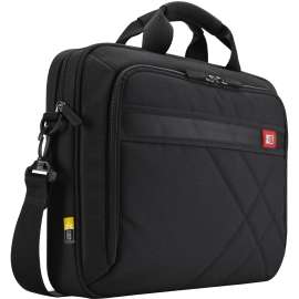 Case Logic DLC-115 Carrying Case for 10.1" to 15.6" Notebook, Black, Anti-slip Shoulder Strap, Neoprene, Nylex, Polyester Body, Shoulder Strap, Handle, Trolley Strap