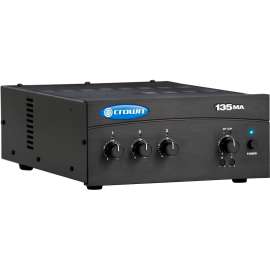 Harman Crown 135MA Amplifier, 105 W RMS, 3 Channel, Black, 50 Hz to 20 kHz