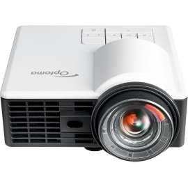 Optoma ML1050ST+ 3D Ready Short Throw DLP Projector - 16:10 - 1280 x 800 - Front - 720p - 20000 Hour Normal Mode - 30000 Hour Economy Mode - WXGA - 20,000:1 - 1000 lm - HDMI - USB - 1 Year Warranty