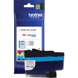 Brother Genuine LC3039C Ultra High-yield Cyan INKvestment Tank Ink Cartridge, 5000 Pages