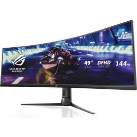 Asus ROG Strix XG49VQ 49" Double Full HD (DFHD) Curved Screen WLED Gaming LCD Monitor, 32:9, Black, 49" Class, 3840 x 1080