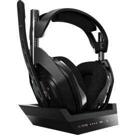 Logitech Astro A50 Wireless Headset with Lithium-Ion Battery, Stereo, Wireless, 30 ft, 20 Hz