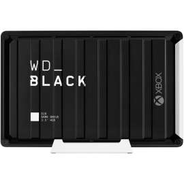 WD Black D10 WDBA5E0120HBK-NESN 12 TB Portable Hard Drive, External, Black, Desktop PC, Gaming Console Device Supported, USB 3.2