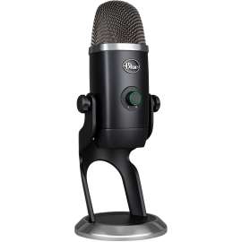 Blue Microphone Blue Yeti X Wired Condenser Microphone - Stereo - 20 Hz to 20 kHz - Cardioid, Bi-directional, Omni-directional - Stand Mountable, Desktop - USB
