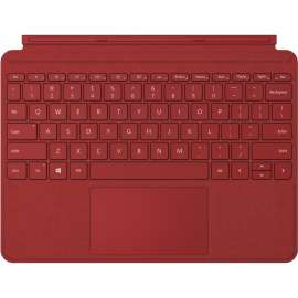 Microsoft Type Cover Keyboard/Cover Case Microsoft Surface Go 2, Surface Go Tablet - Poppy Red - Stain Resistant - Alcantara Body - 7.5" Height x 9.8" Width x 0.2" Depth