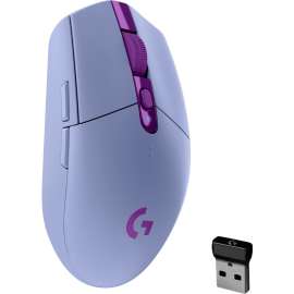 Logitech G305 LIGHTSPEED Wireless Gaming Mouse, Travel Mouse, Optical, Wireless, Radio Frequency