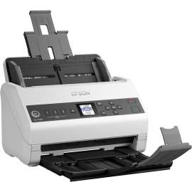 Epson DS-730N Sheetfed Scanner, 600 dpi Optical, 8-bit Color, 8-bit Grayscale, 40 ppm (Mono)