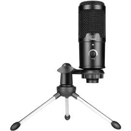 Adesso Xtream M4 Wired Condenser Microphone, 100 Hz to 18 kHz, 680 Ohm -42 dB, Cardioid, Uni-directional, USB