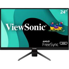 ViewSonic VX2467-MHD 24 Inch 1080p Gaming Monitor with 75Hz, 1ms, Ultra-Thin Bezels, FreeSync, Eye Care, HDMI, VGA, and DP, 24" Monitor, MVA technology, 1920 x 1080p Resolution, 16.7 Million Colors