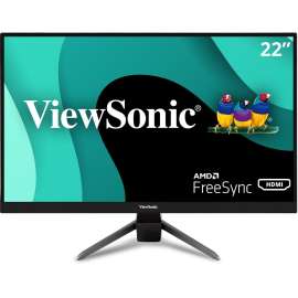 ViewSonic VX2267-MHD 22 Inch 1080p Gaming Monitor with 75Hz, 1ms, Ultra-Thin Bezels, FreeSync, Eye Care, HDMI, VGA, and DP, 22" Monitor, MVA technology, 1920 x 1080p Resolution, 16.7 Million Colors