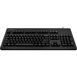 CHERRY MX 3000 Wired Keyboard - Full Size,Black,PS/2 Adaptor,MX Switch