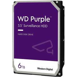 WD Purple WD64PURZ 6 TB Hard Drive - 3.5" Internal - SATA - Purple