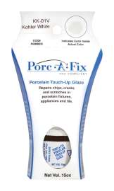 Porc-A-Fix Porcelain Kohler White Touch-Up Glaze 15 cc