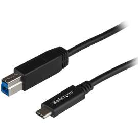 StarTech.com 1m 3 ft USB C to USB B Printer Cable - M/M - USB 3.1 (10Gbps) - USB B Cable - USB C to USB B Cable - USB Type C to Type B Cable