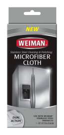 Weiman Microfiber Stainless Steel Cleaning and Polishing Cloth 13.8 in. W X 13.8 in. L 1 pk