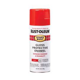 Rust-Oleum Stops Rust Gloss Cherry Protective Enamel Spray Paint 12 oz